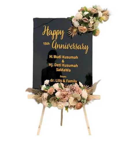 Papan Bunga Akrilik Tanah Seribu