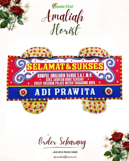Papan Bunga Ucapan Selamat Tanah Seribu
